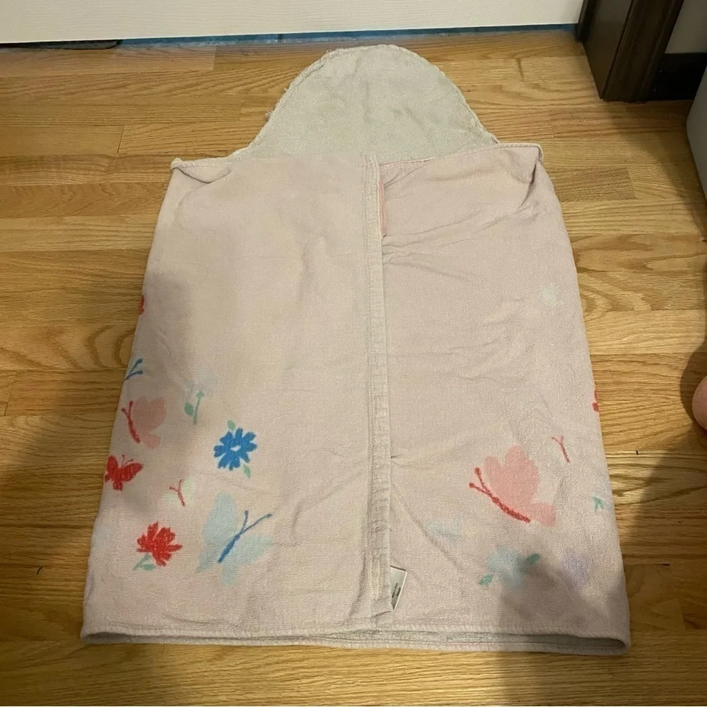 Disney Princess Hooded Bath Towel Cinderella Belle Ariel Little Mermaid Beauty